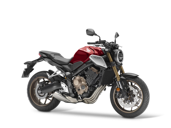 Honda CB650R màu đỏ đen bạc